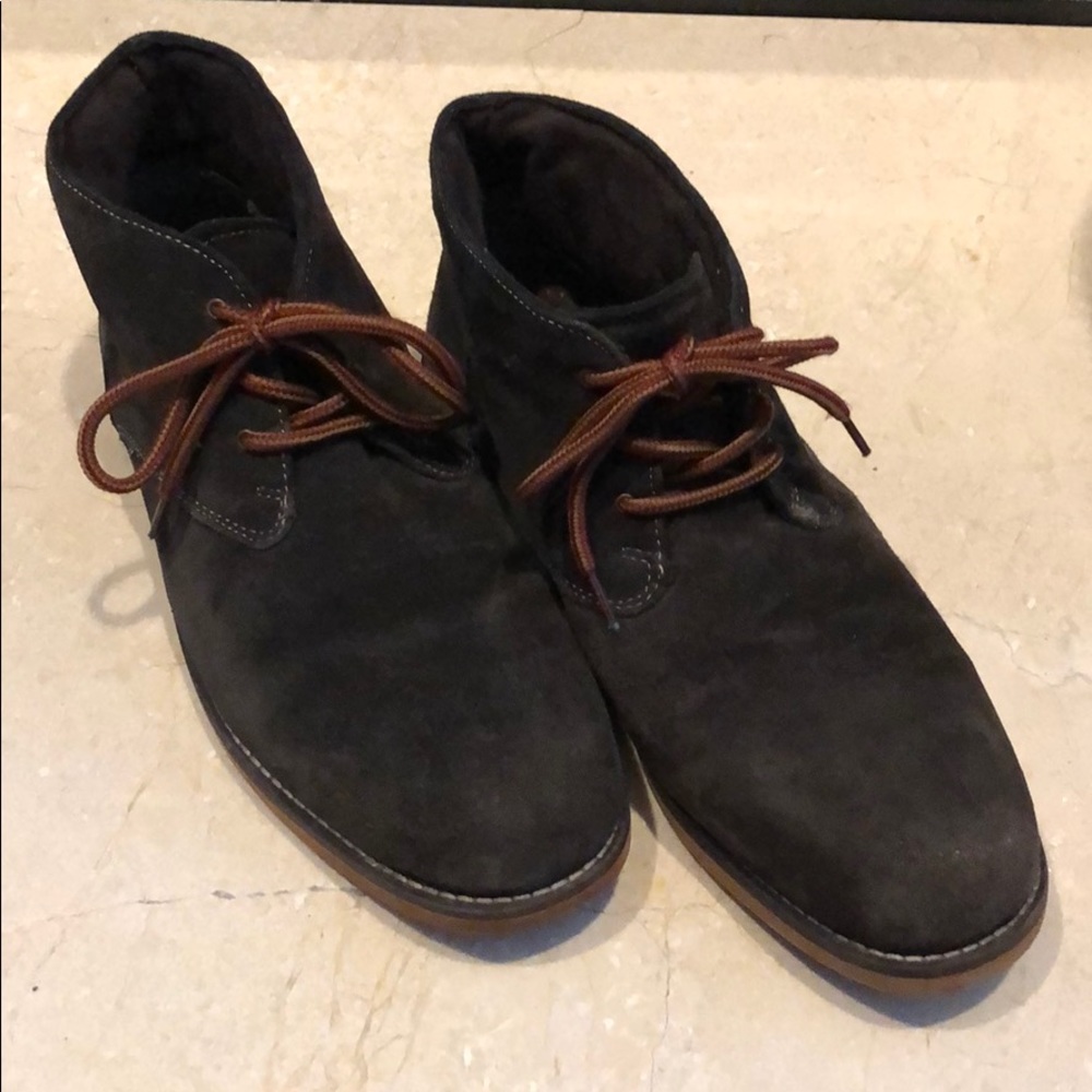 Nunn Bush Brown Suede Lace Up Boots
